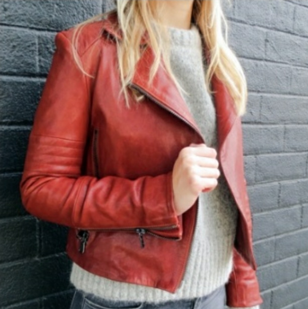 J BRAND LEATHER JACKET